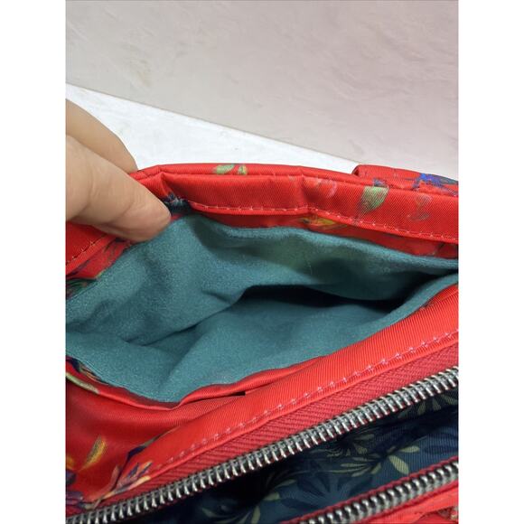 Lug Dory Mini Bouquet Red With Crossbody Strap NWOT - Picture 8 of 14